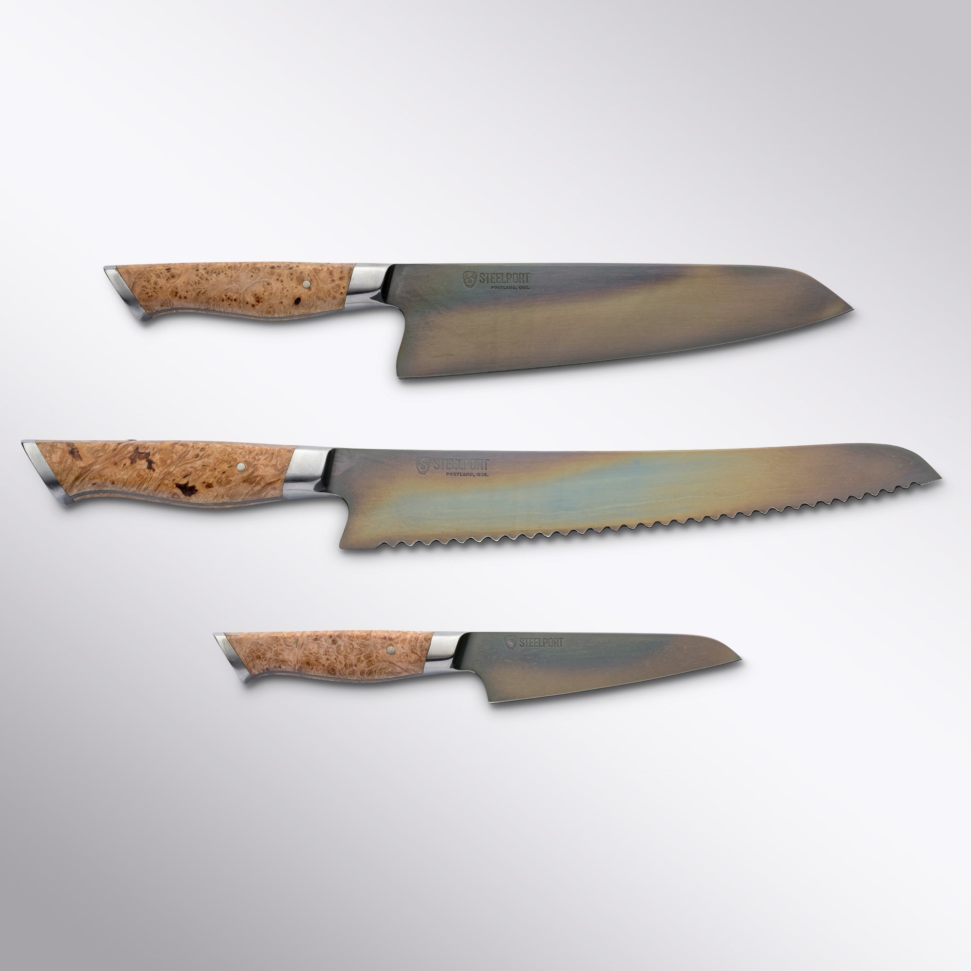 3 Piece Knife Set Steelport Knife Co. - Element Knife Company