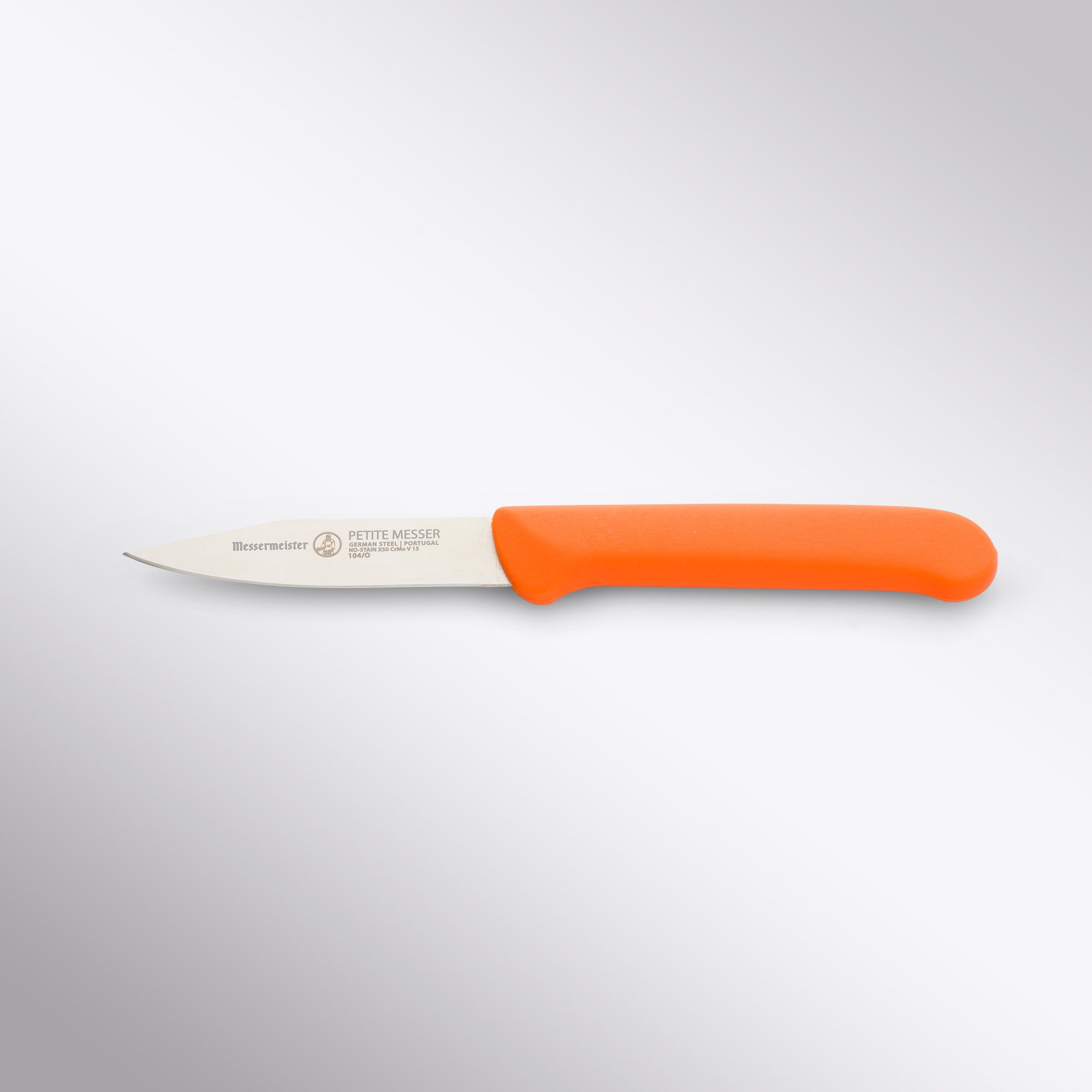 Messermeister 3 Inch Clip Point Paring Knife Orange