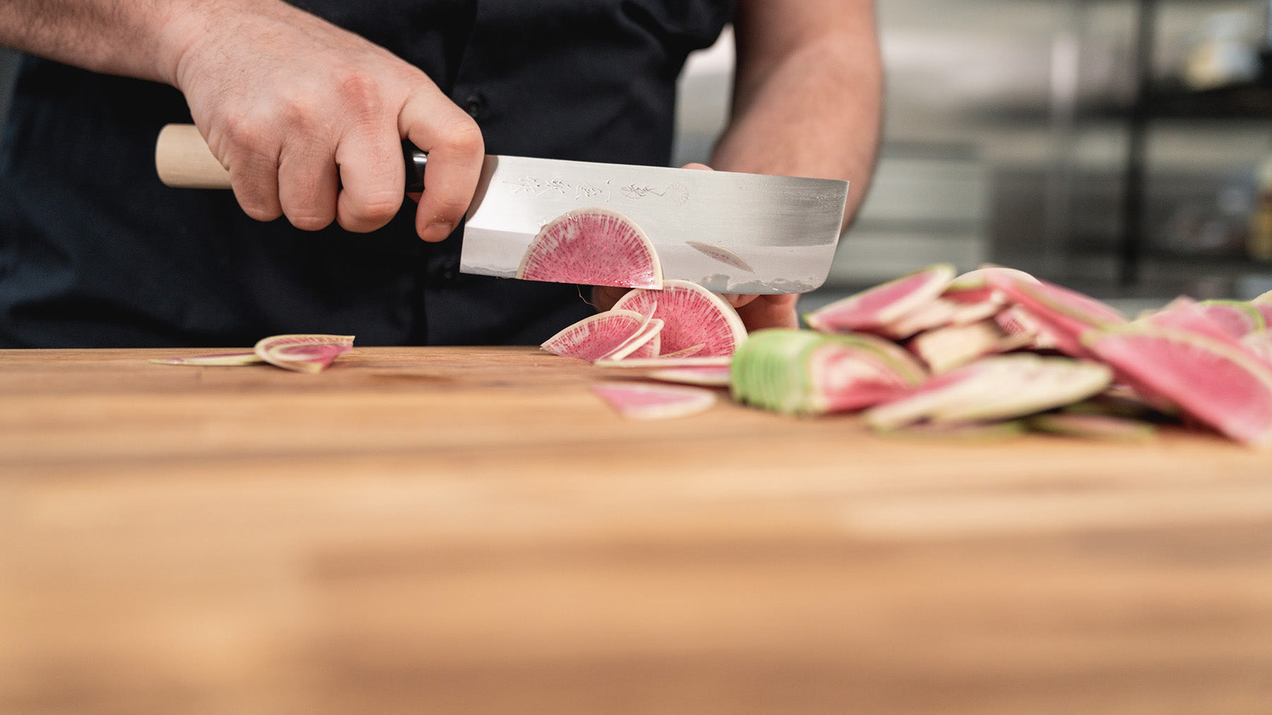 Home Chef Slicing Vegetables