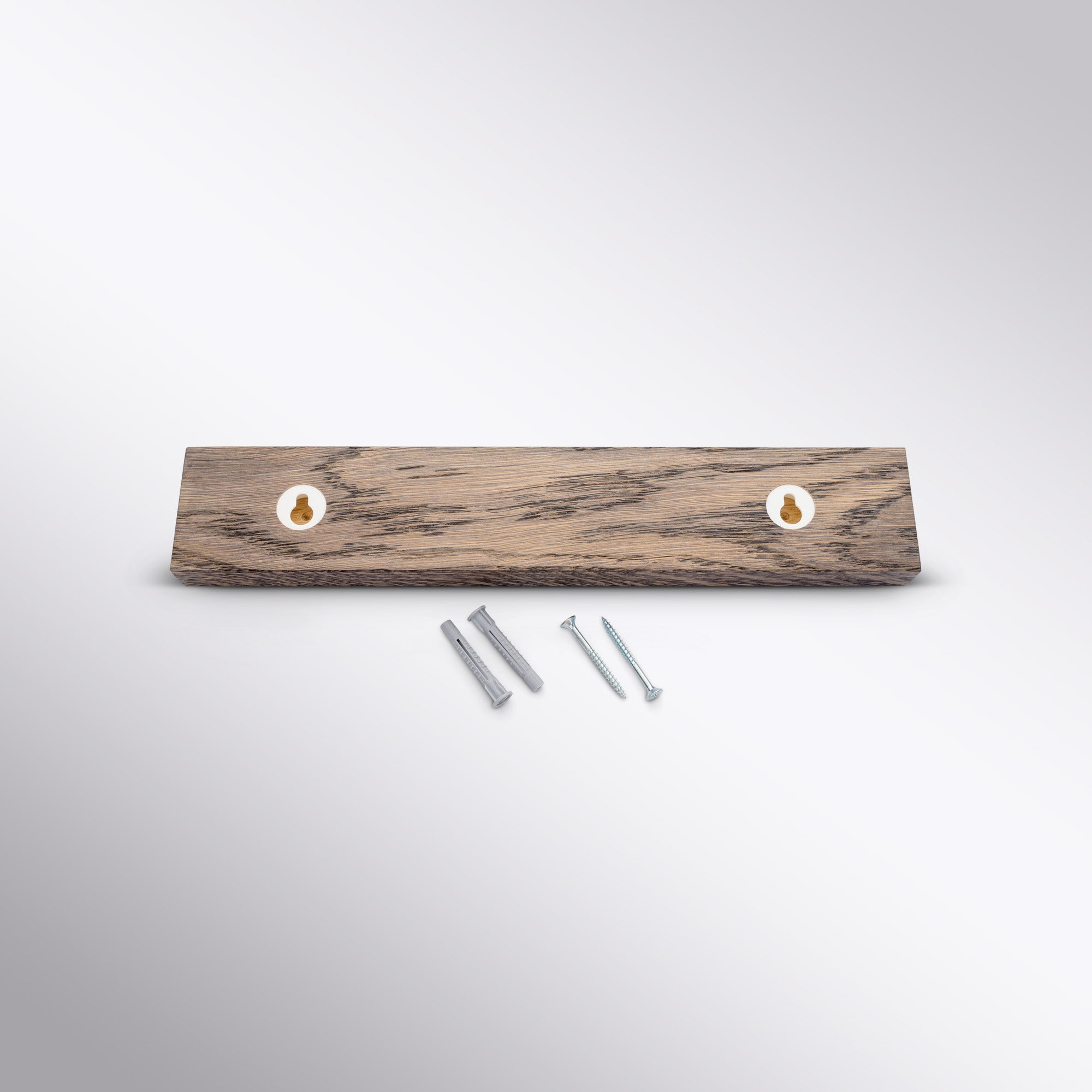 Oak & Leather Magnetic Knife Strip Piotr The Bear - Element Knife Company