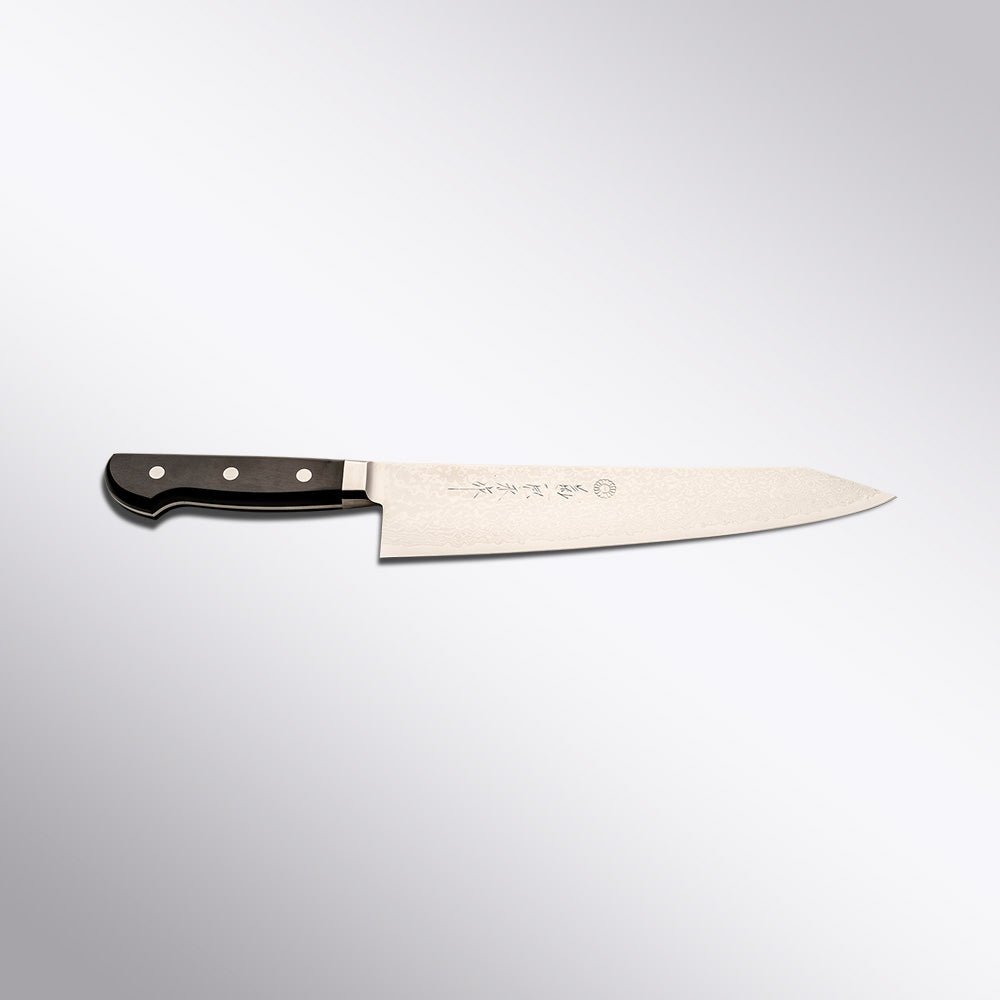 S33 VG - 10 Damascus K - Tip Gyuto Kikuichi Cutlery - Element Knife Company