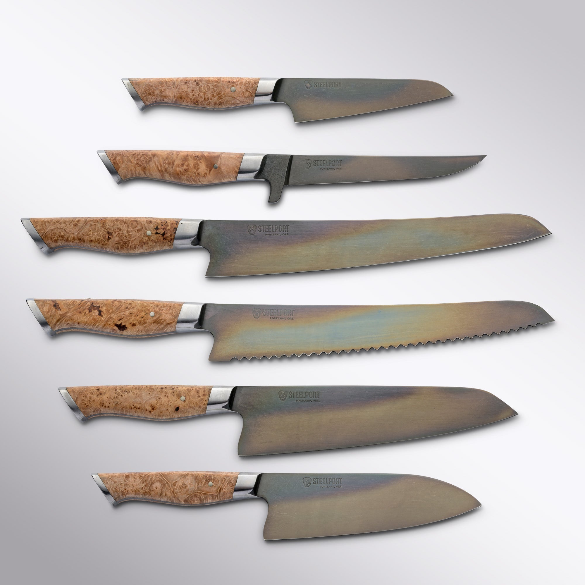 Steelport's Full Kitchen Set Steelport Knife Co. - Element Knife Company
