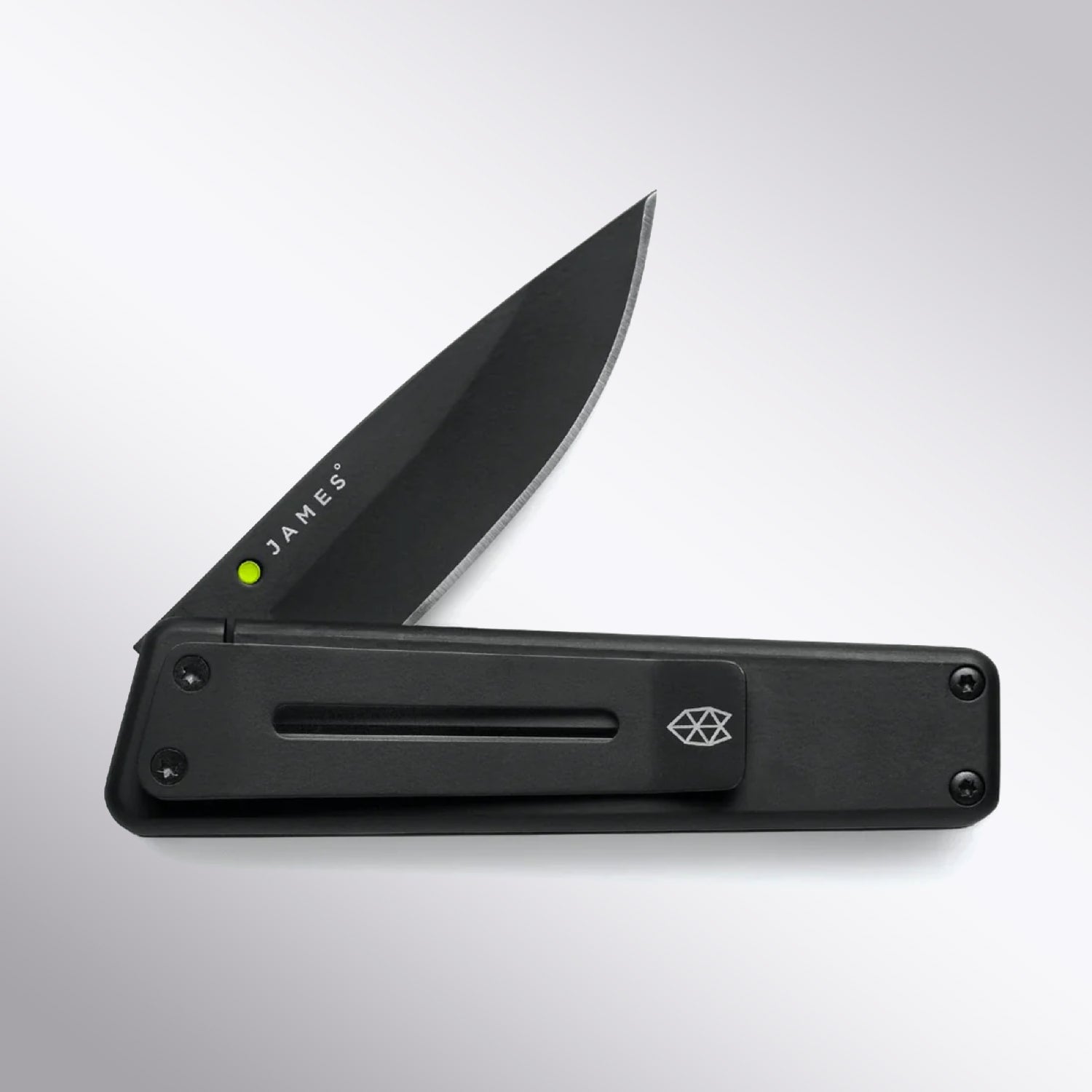 The Chapter - Titanium Black + Black The James Brand - Element Knife Company