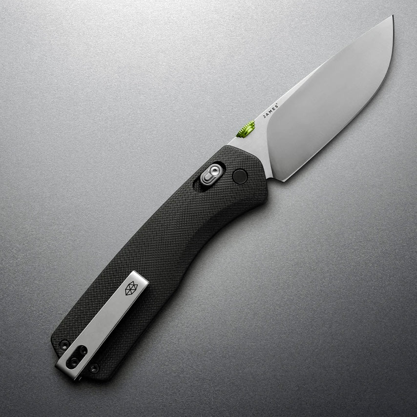 The Carter - XL - Black + Stainless The James Brand - Element Knife Company