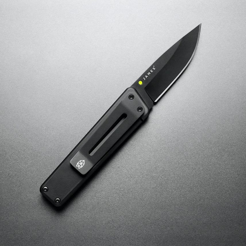 The Chapter - Titanium Black + Black The James Brand - Element Knife Company