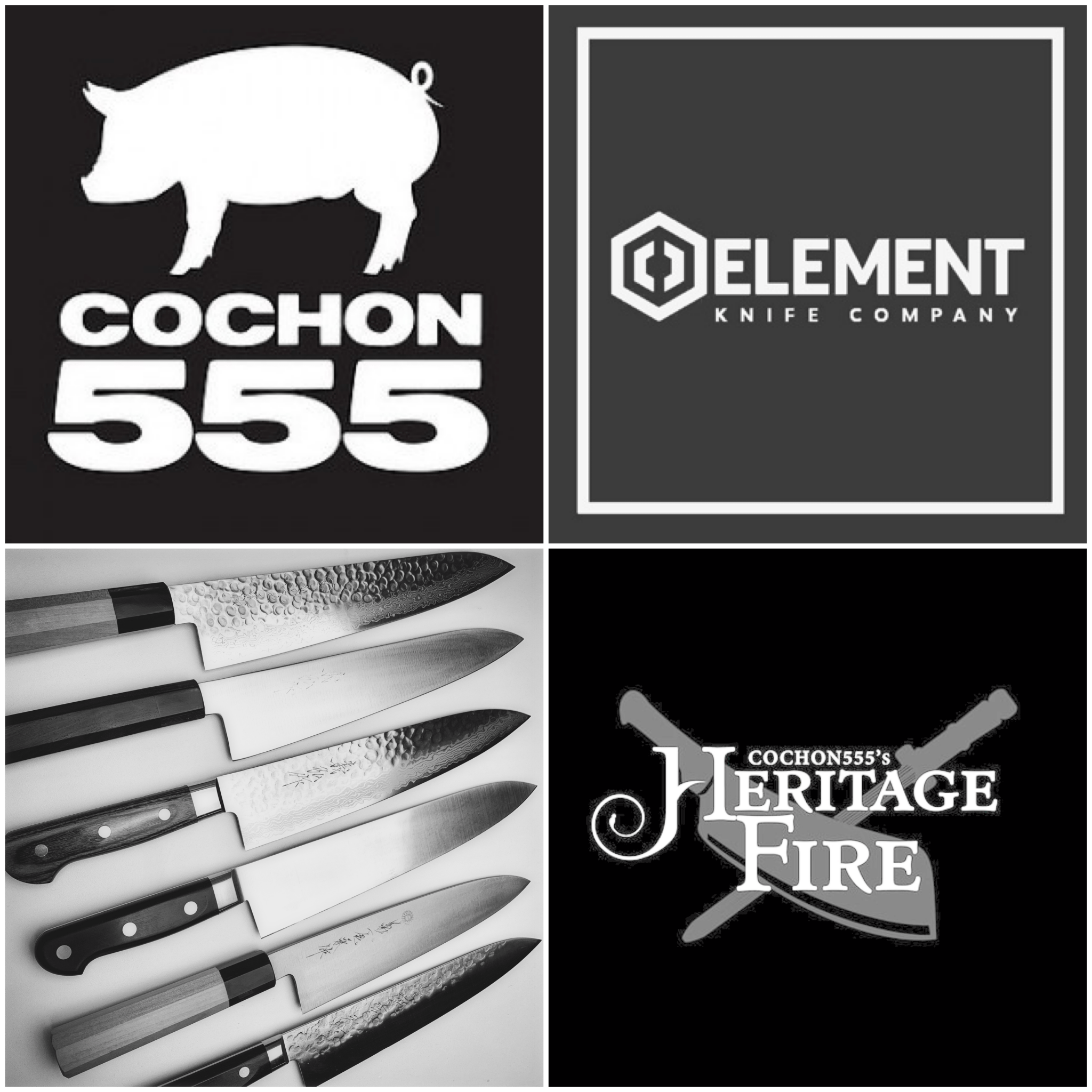 2019 sponsorships, Cochon555 - Element Knife Company