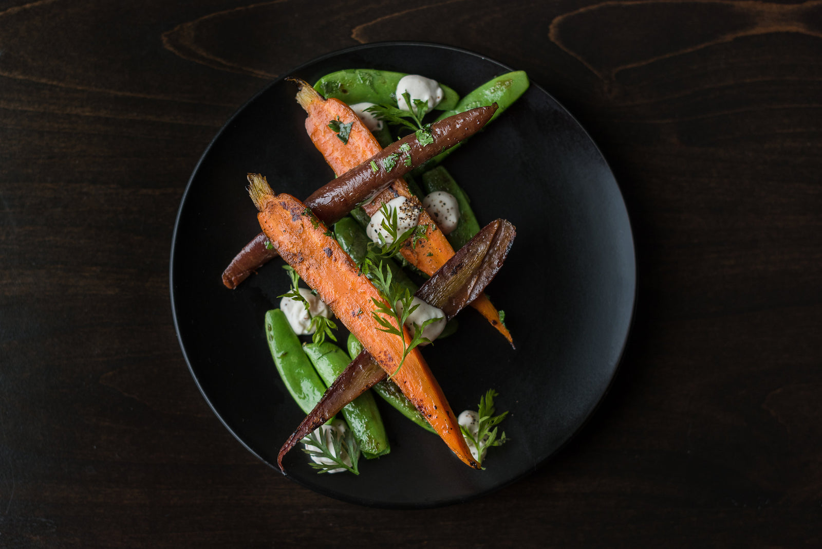 Grilled Carrots And Peas at Annette Scratch To Table