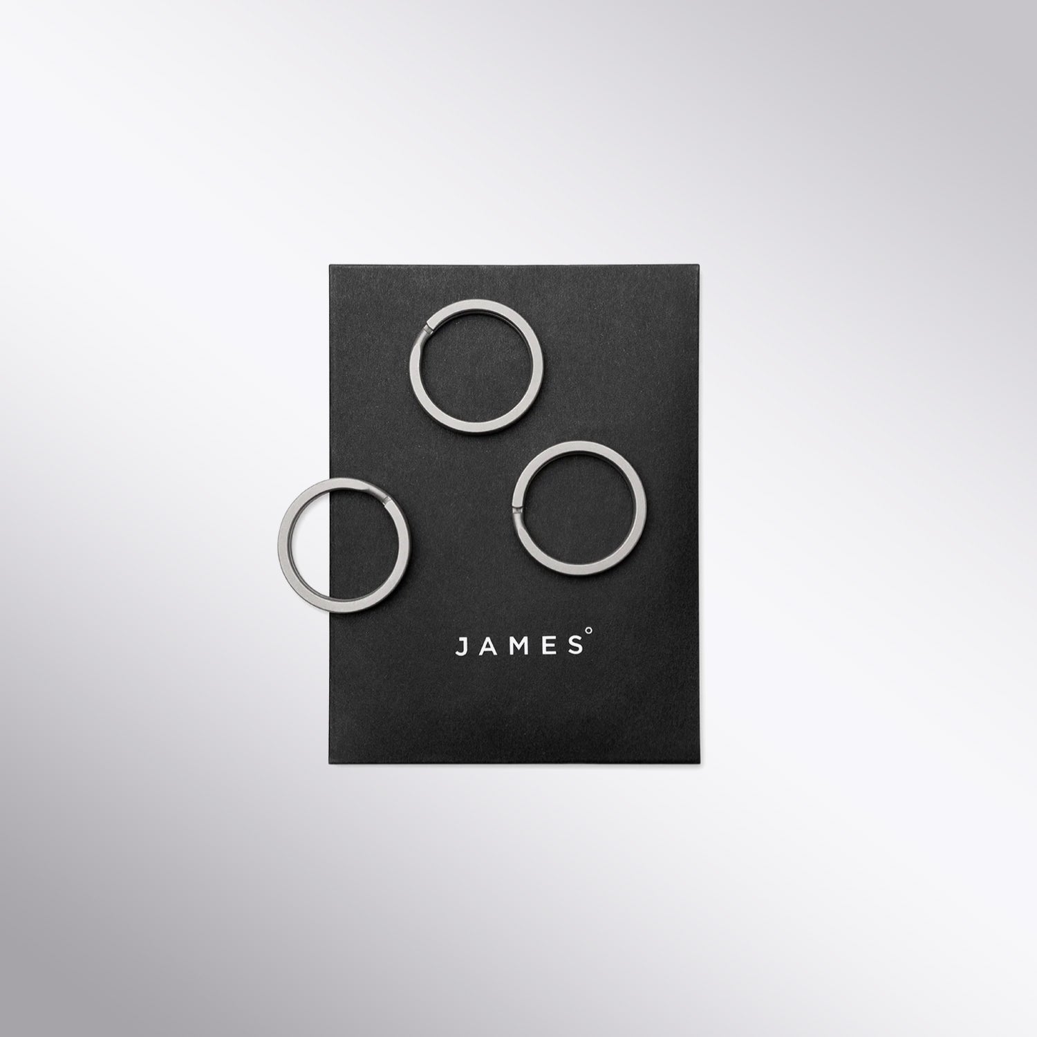 3 Piece Titanium Key Rings The James Brand - Element Knife Company