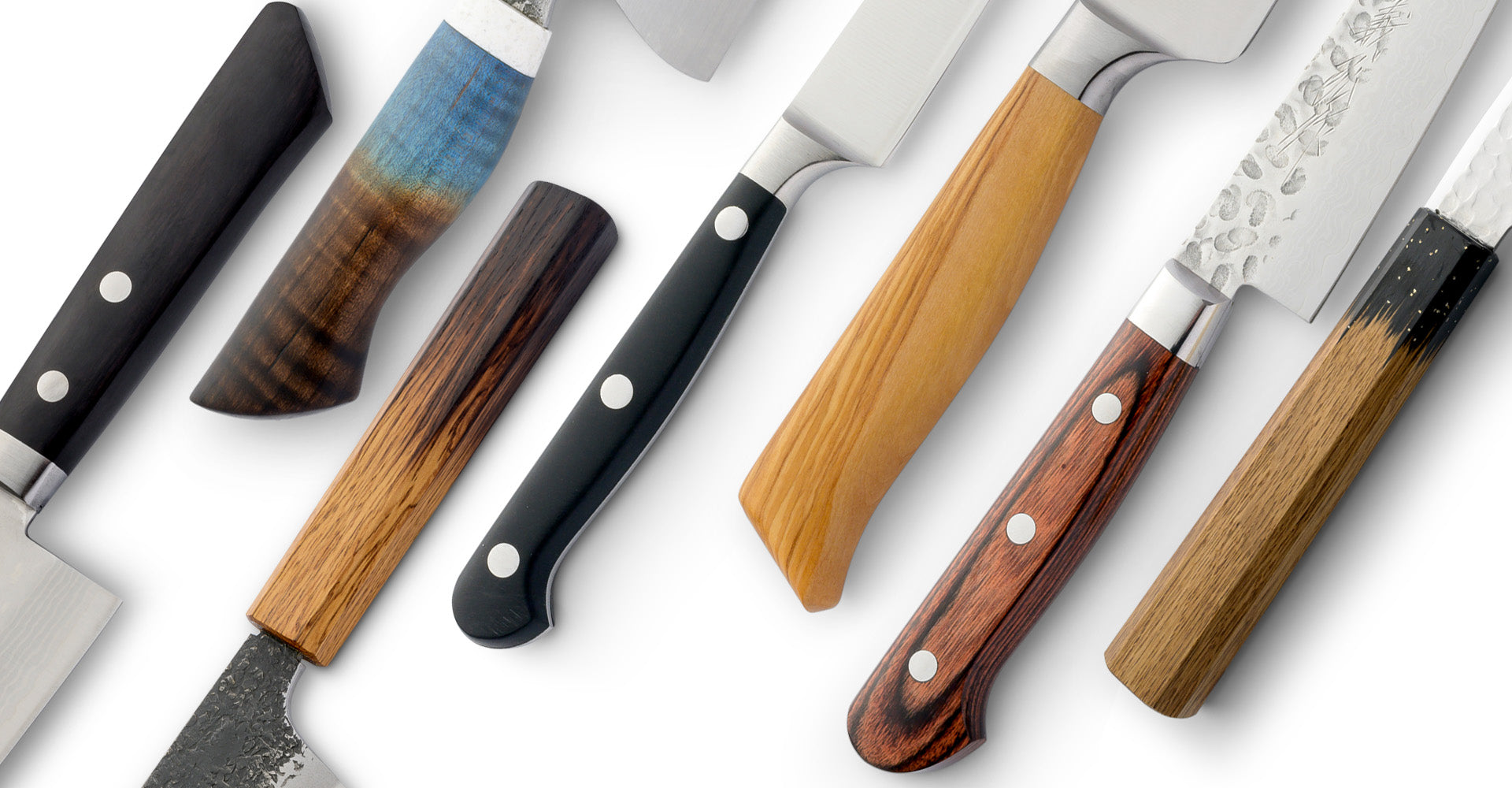 Various Kitchen Knife Handles