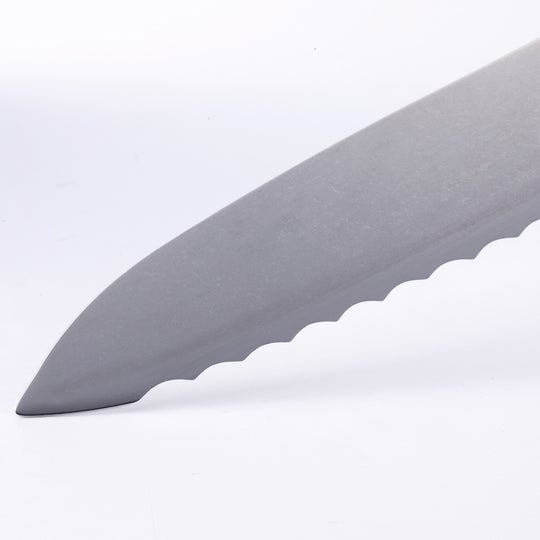 Messermeister CUSTOM 8 inch Offset Serrated Knife Blade View