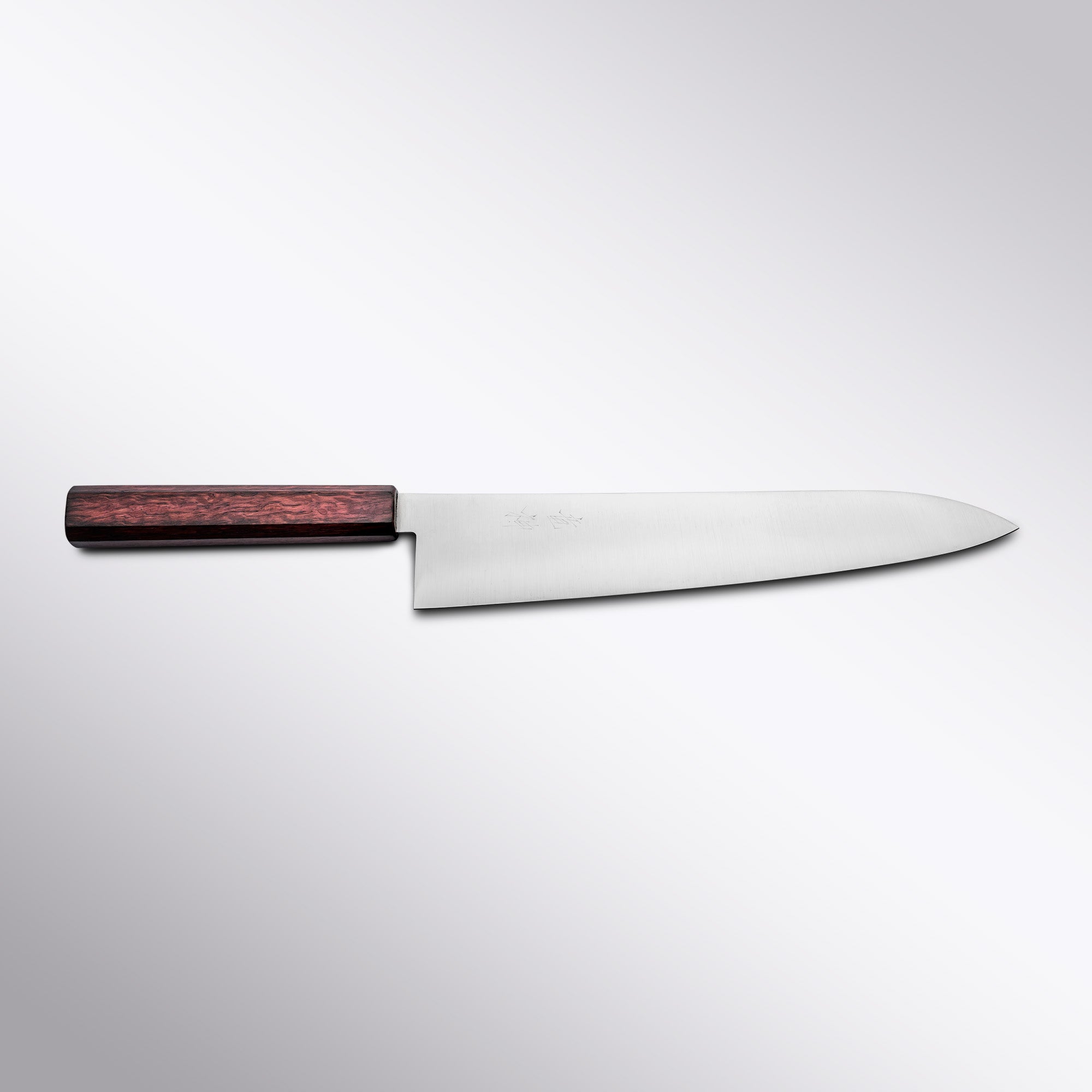 Ryujin sanshi 270mm gyuto front view