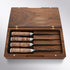 Steelport 4pc Steak Knife Set In Box open