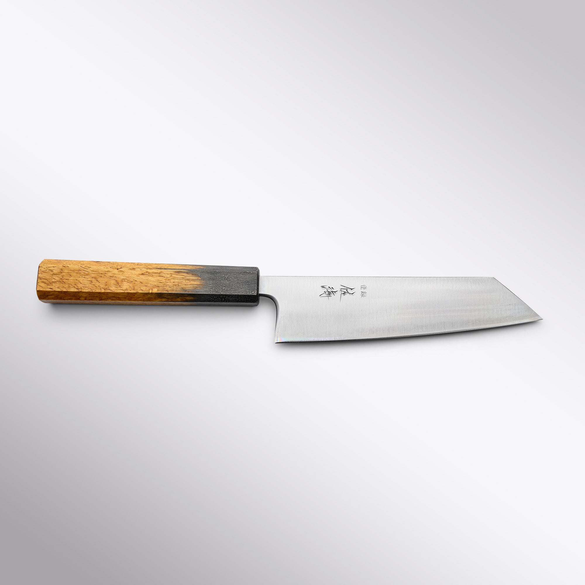 Touroku Sakai Blue Super Stainless Clad Bunka 170mm Front