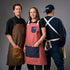 Canvas Bib Apron Cross - Back Union Stitch and Design - Element Knife Company