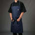 Canvas Bib Apron Cross - Back Union Stitch and Design - Element Knife Company