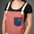 Canvas Bib Apron Cross - Back Union Stitch and Design - Element Knife Company