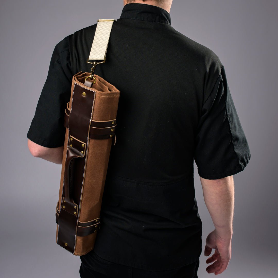 Canvas & Leather Knife Roll Proper Apron Company - Element Knife Company