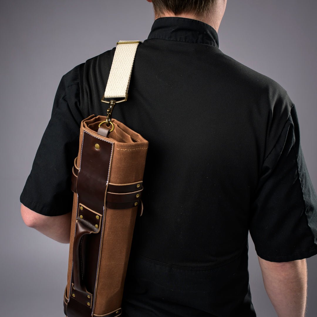 Canvas & Leather Knife Roll Proper Apron Company - Element Knife Company