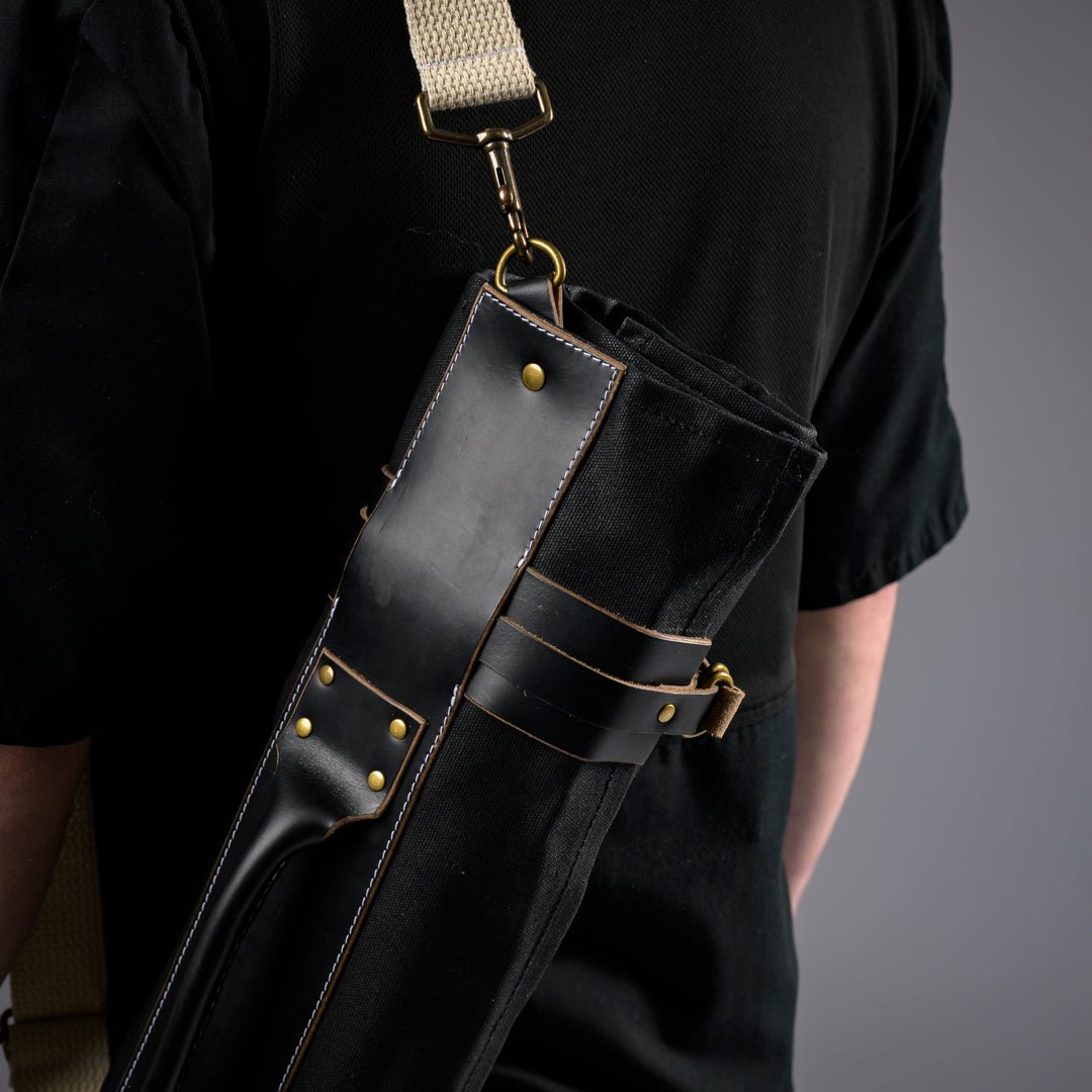 Canvas & Leather Knife Roll Proper Apron Company - Element Knife Company