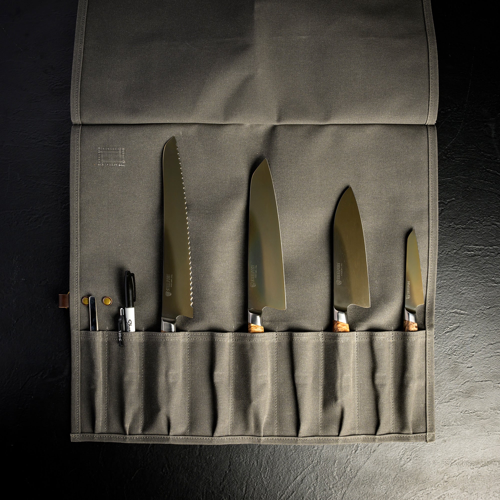 Canvas Utility Roll Proper Apron Company - Element Knife Company