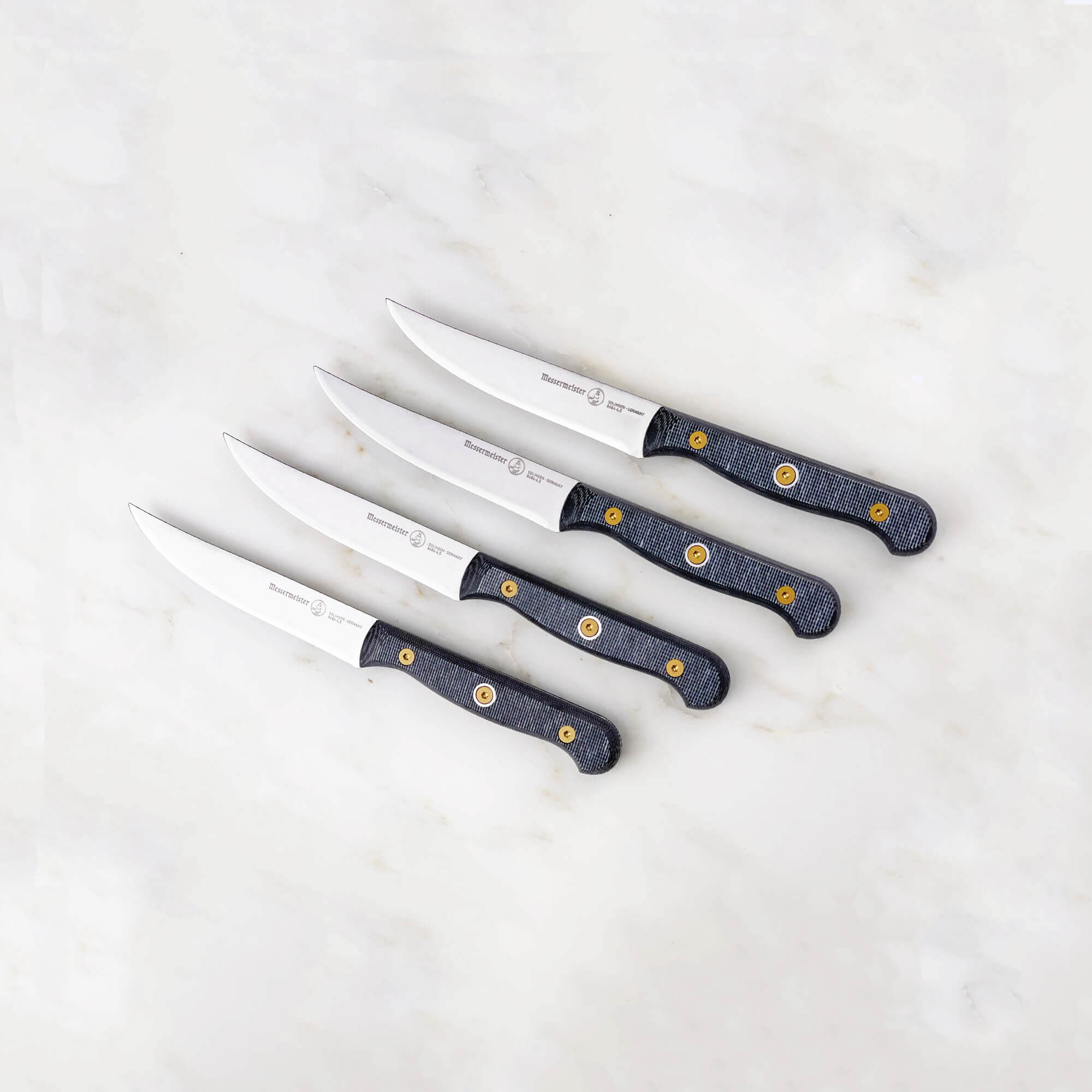 Custom 4 Piece Steak Knife Set Messermeister - Element Knife Company