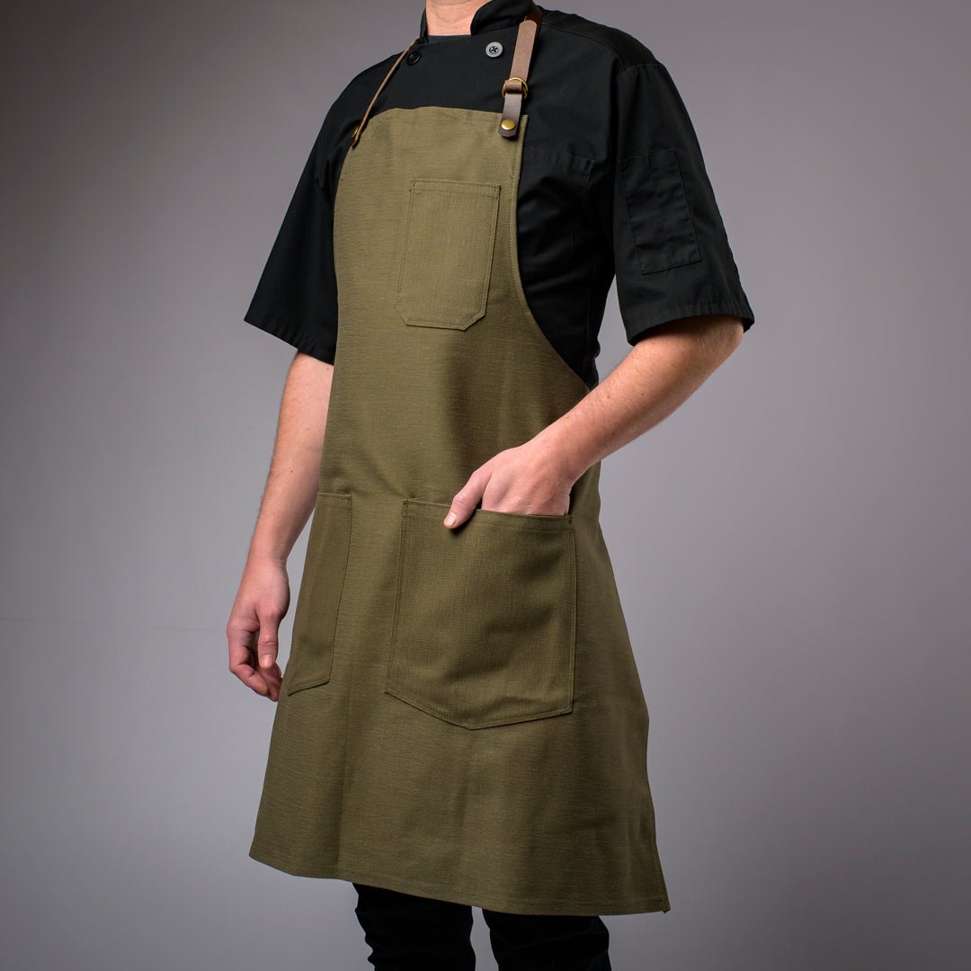 Denim Bib Apron • Classic - Strap Proper Apron Company - Element Knife Company