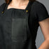 Denim Bib Apron • Cross - Back Proper Apron Company - Element Knife Company