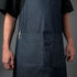 Denim Bib Apron • Cross - Back Proper Apron Company - Element Knife Company