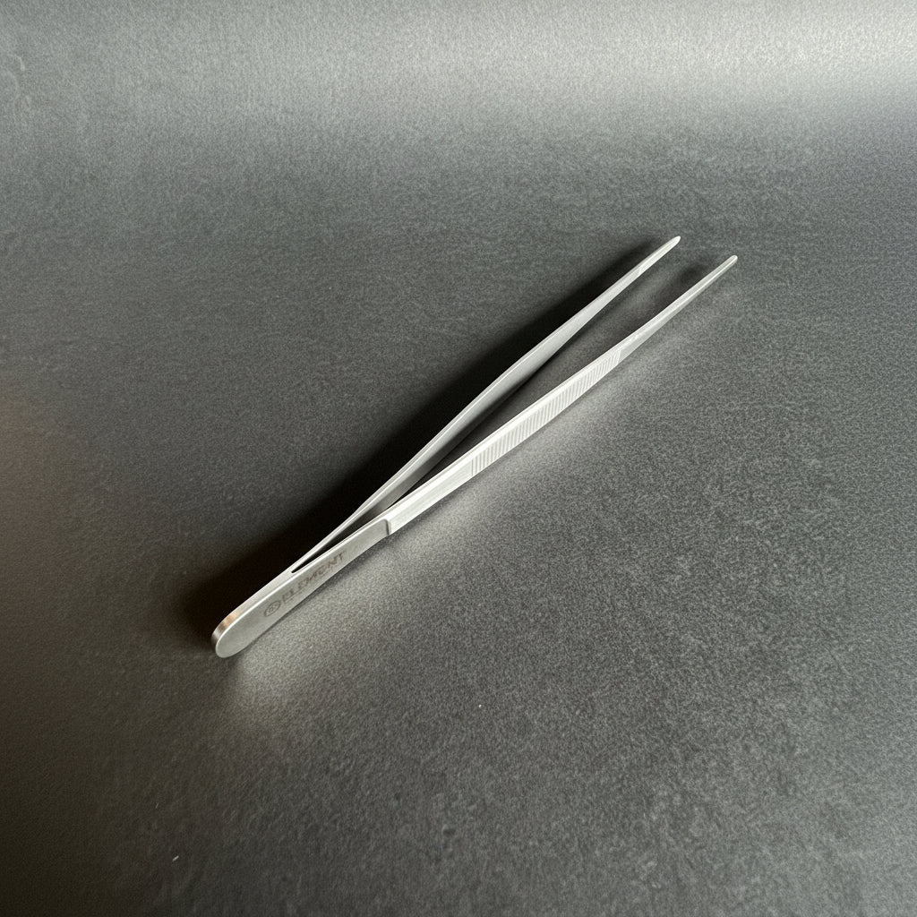 Element Knife Company Stainless Steel Plating Tweezer 3 - Piece Set 20cm Element Knife Company - Element Knife Company