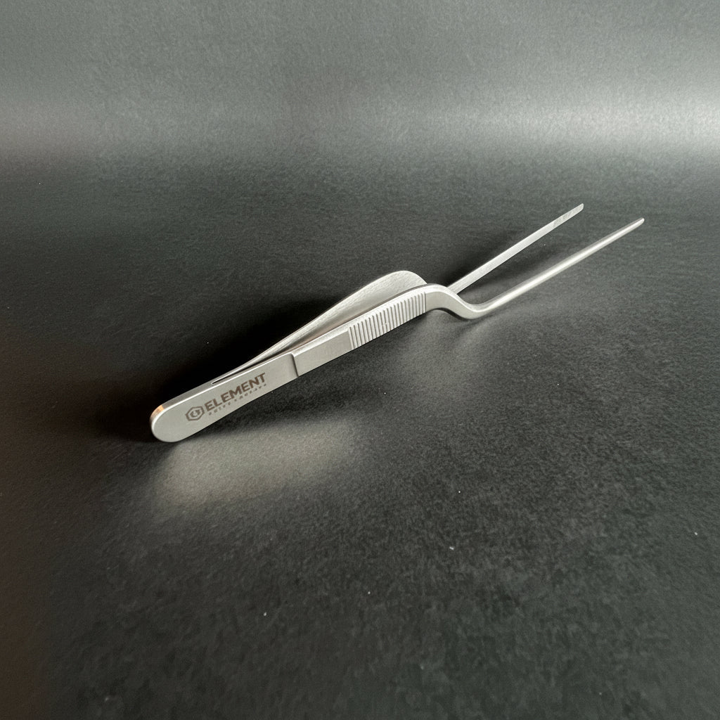 Element Knife Company Stainless Steel Plating Tweezer 3 - Piece Set 20cm Element Knife Company - Element Knife Company