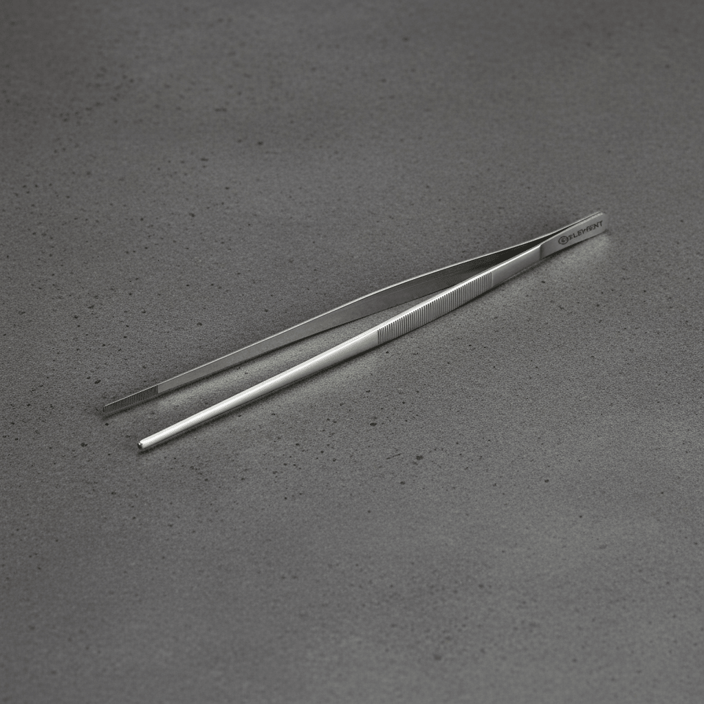 Element Knife Company Stainless Steel Straight Plating Tweezer - 20cm Element Knife Company - Element Knife Company