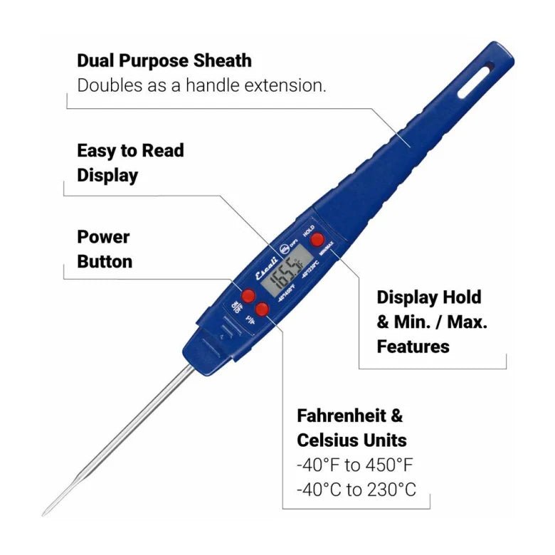 Escali Waterproof Digital Thermometer Escali - Element Knife Company