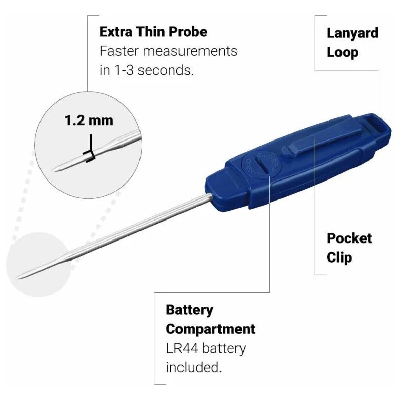Escali Waterproof Digital Thermometer Escali - Element Knife Company