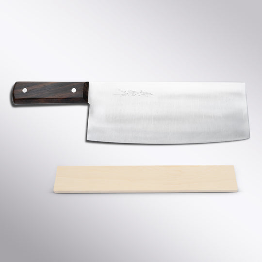 SK-4 22cm Càidāo | Chinese Chefs Knife With Saya Cover