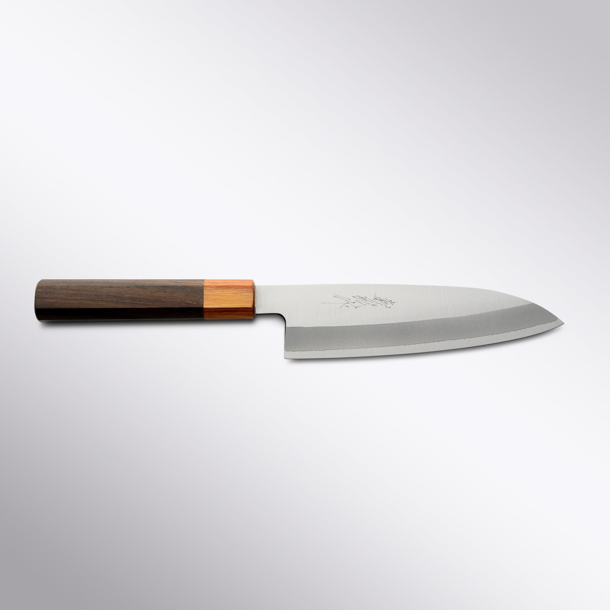 HAP40 Stainless Clad 180mm Santoku Gohumanosuke Yoshihiro - Element Knife Company
