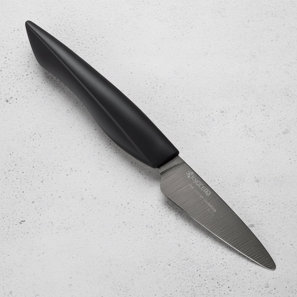 Innovation Black 3 Inch Ceramic Paring Knife Kyocera - Element Knife Company