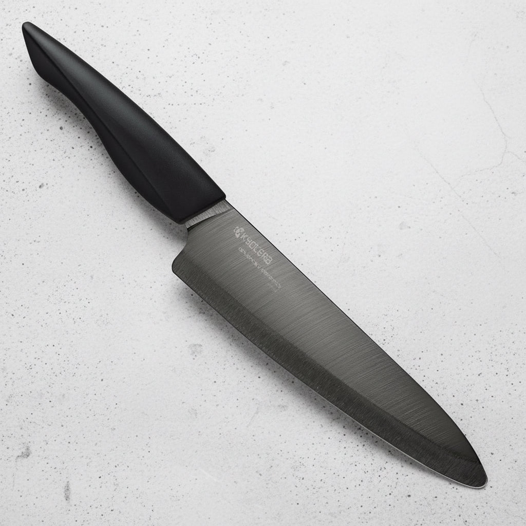 Innovation Black 7 Inch Ceramic Chef Knife Kyocera - Element Knife Company