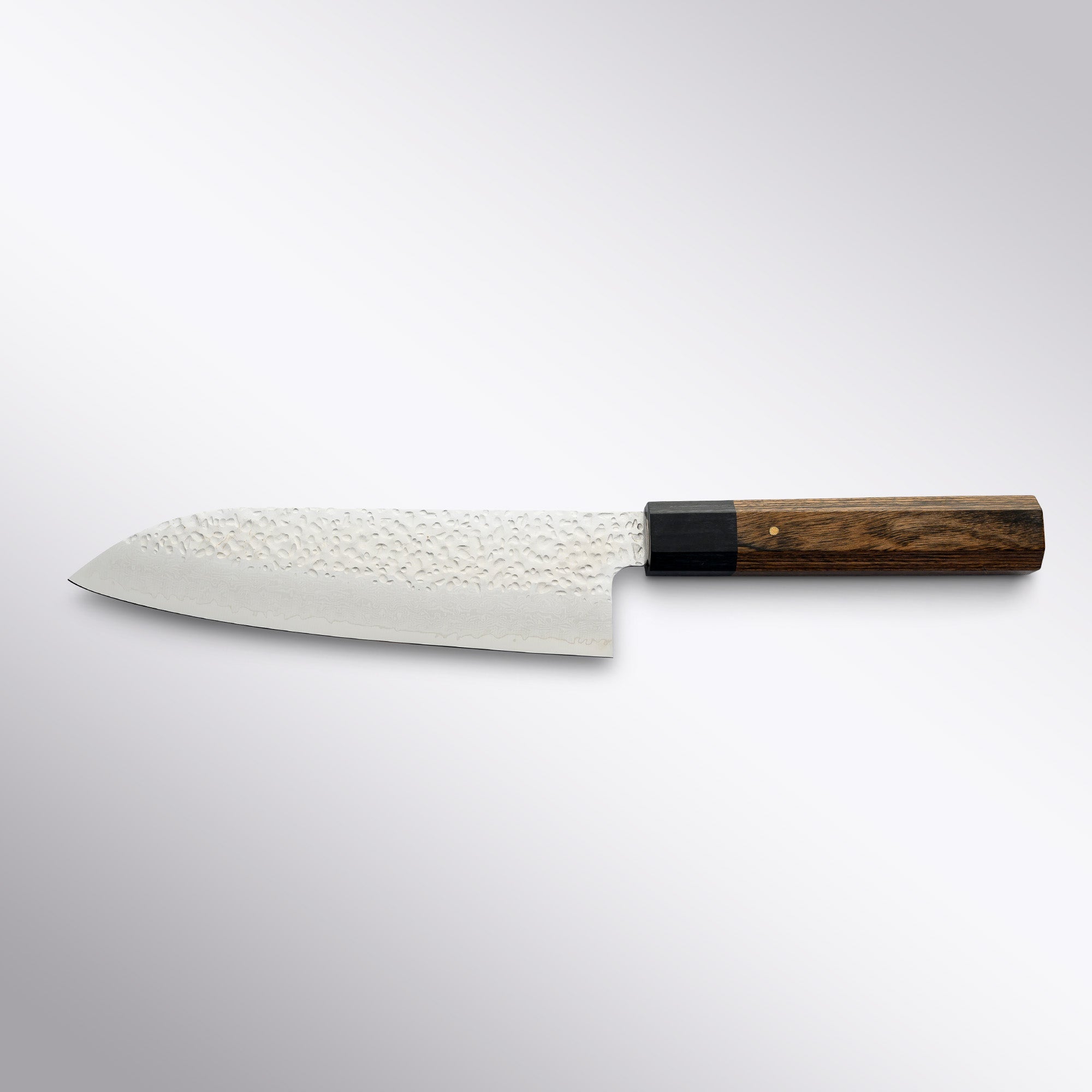 Ittetsu VG - 10 Damascus Kawa Santoku 180mm Ittetsu - Element Knife Company