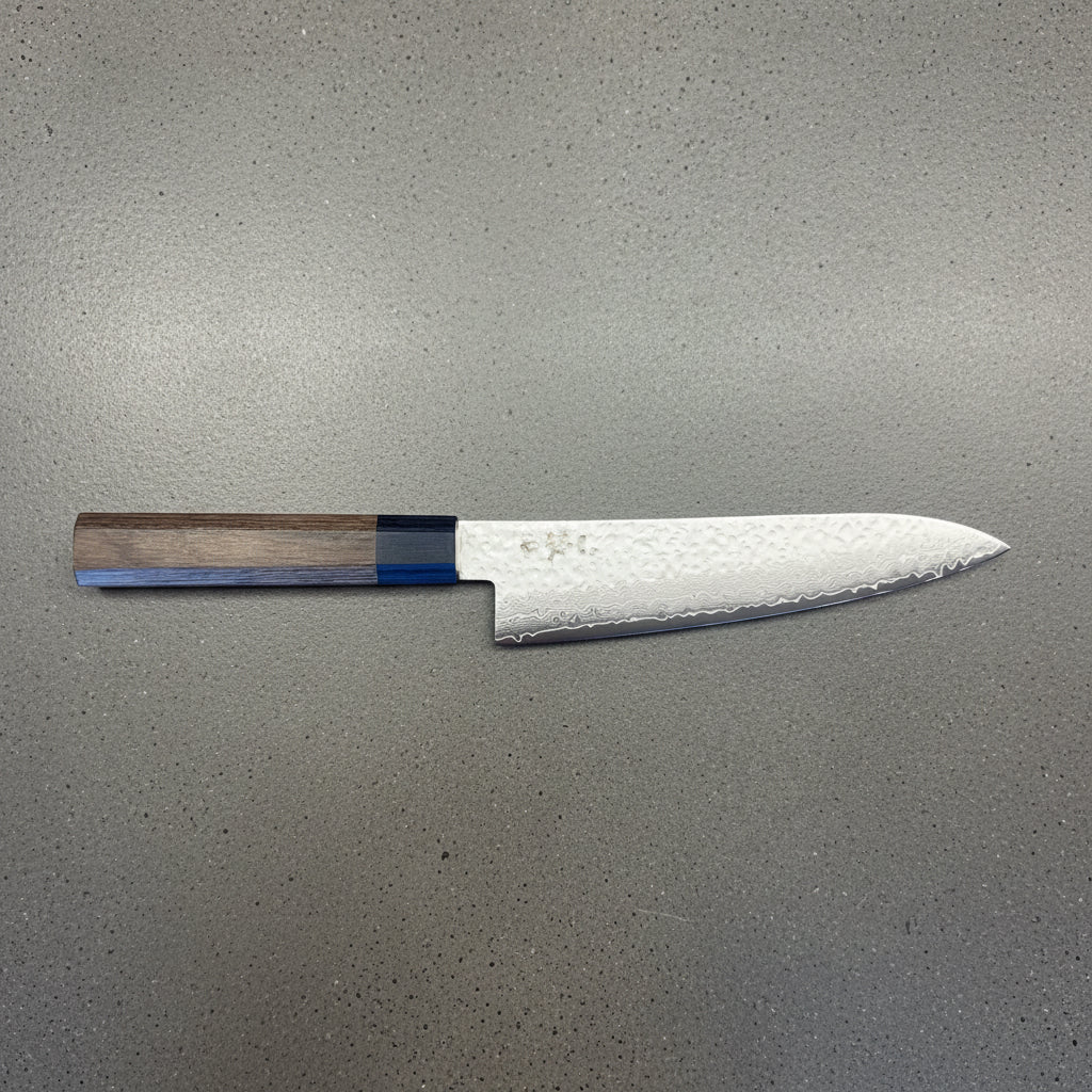 Ittetsu VG - 10 Damascus Tsuchime Gyuto 160mm Ittetsu - Element Knife Company