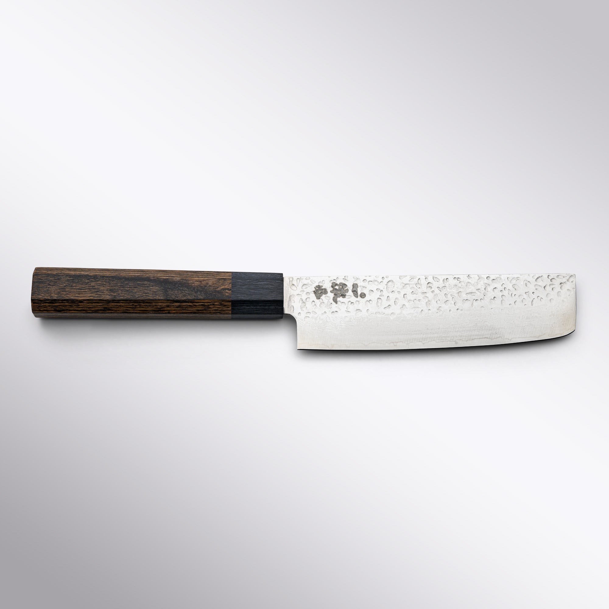 Ittetsu VG-10 Damascus Tsuchime Nakiri 130mm Ittetsu - Element Knife Company