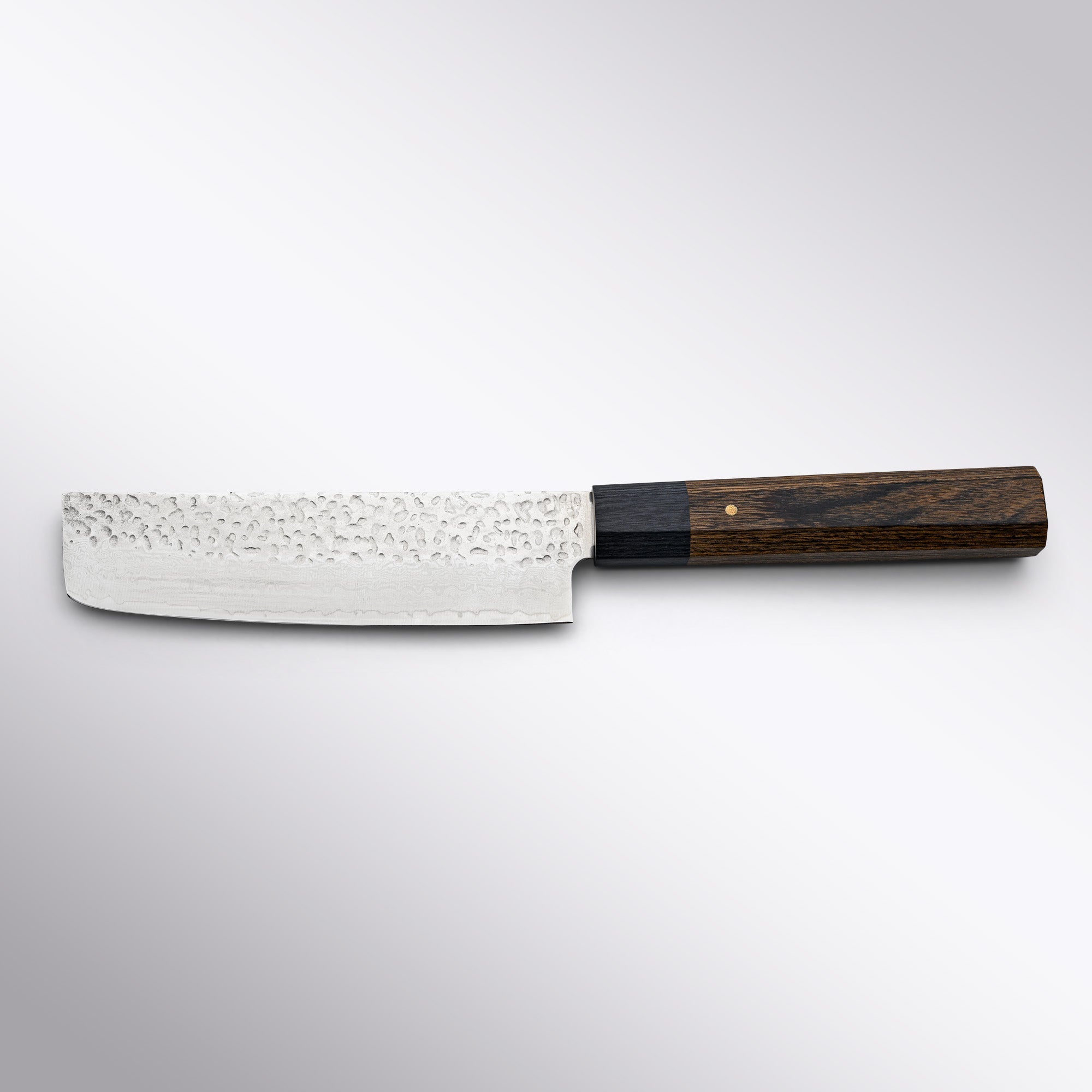 Ittetsu VG-10 Damascus Tsuchime Nakiri 130mm Ittetsu - Element Knife Company