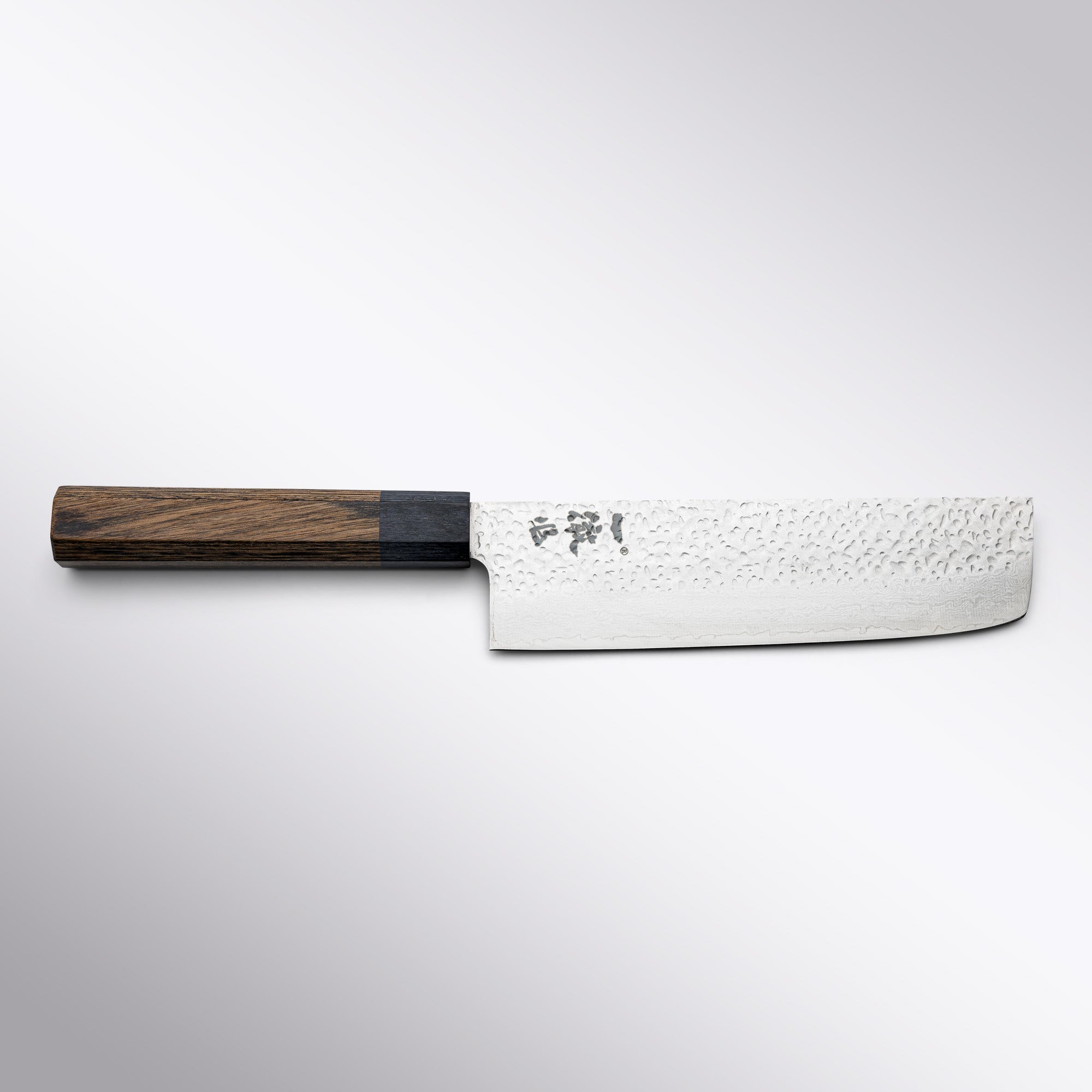Ittetsu VG-10 Damascus Tsuchime Nakiri 170mm Ittetsu - Element Knife Company