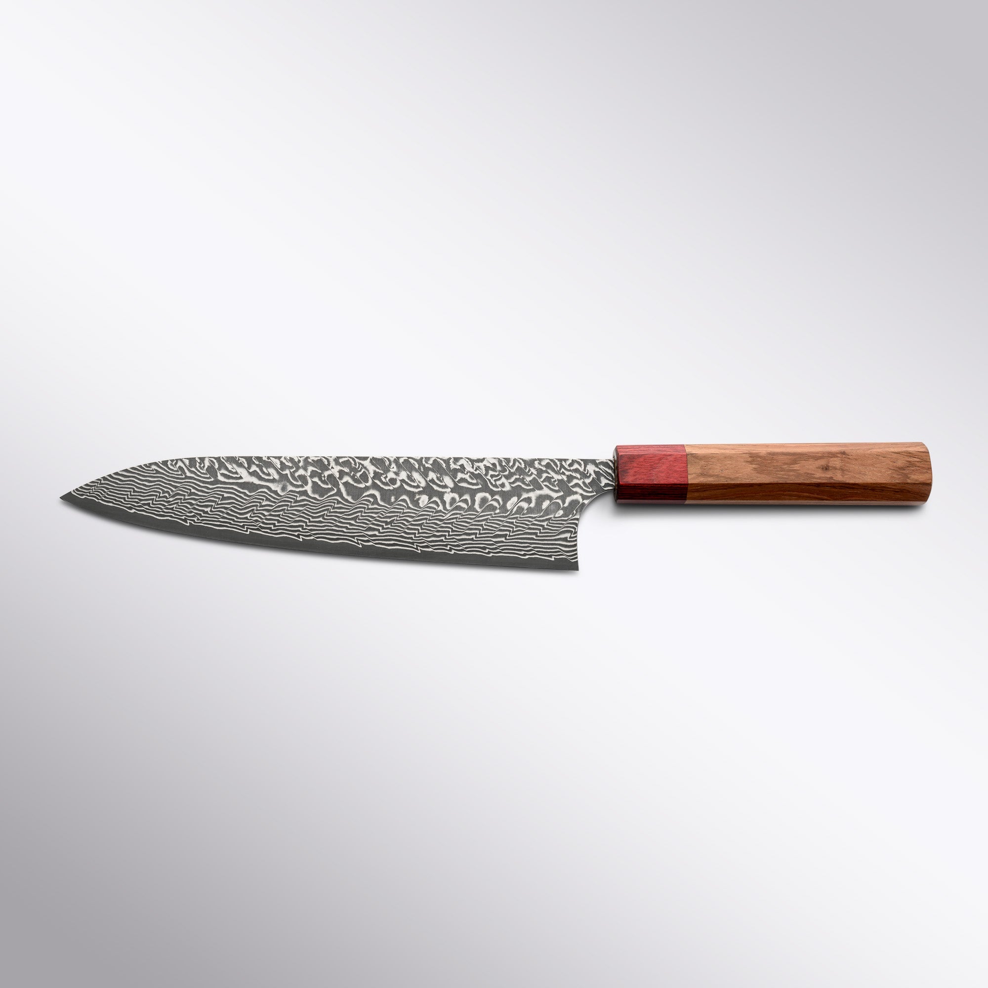 Kato SG2 Black Damascus 210mm Gyuto Kato Knife Manufacturing Inc. - Element Knife Company