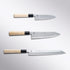Kokaji White #2 High - Carbon 3 Piece Gift Set Kikuichi Cutlery - Element Knife Company