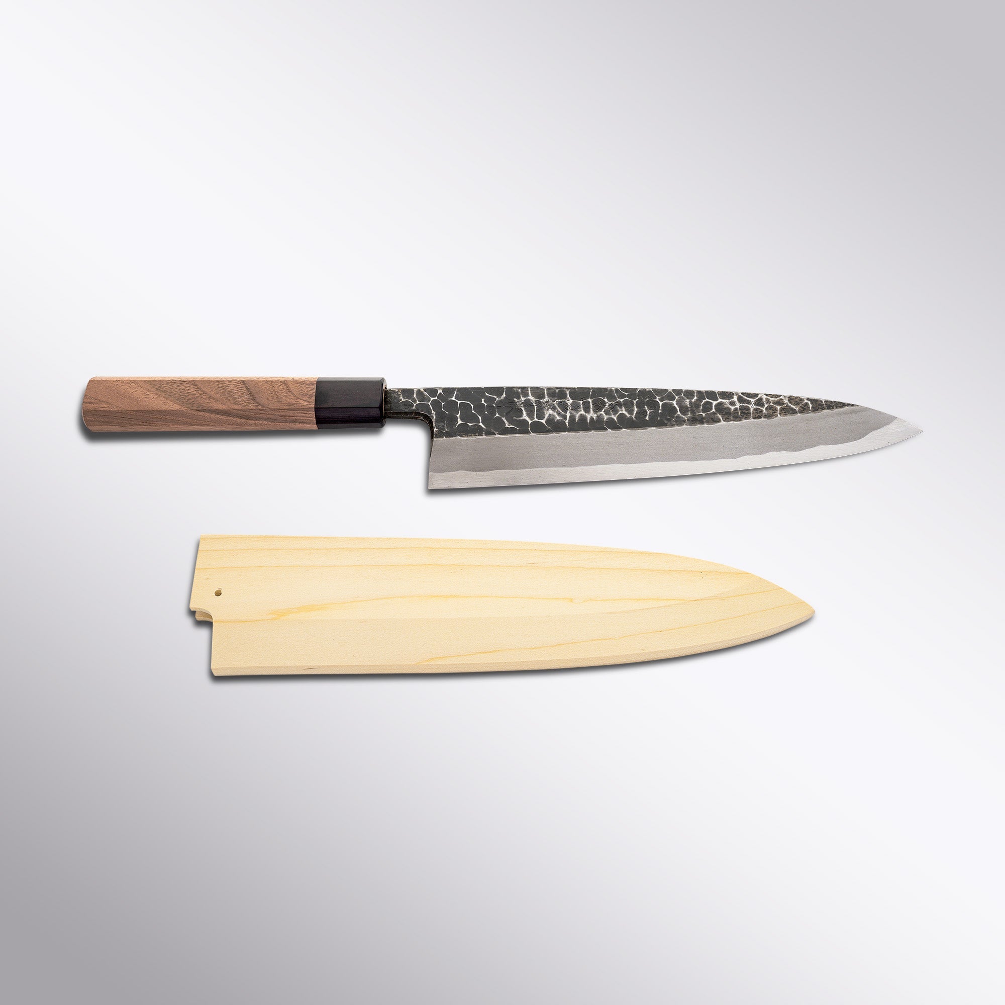 Kurouchi Tsuchime White #2 Mioroshi Deba Kikuichi Cutlery - Element Knife Company