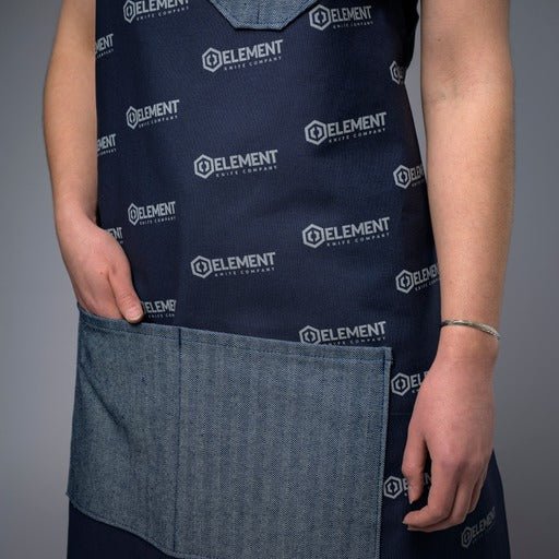 Limited Edition - Element Apron + Cross - Back Union Stitch and Design - Element Knife Company