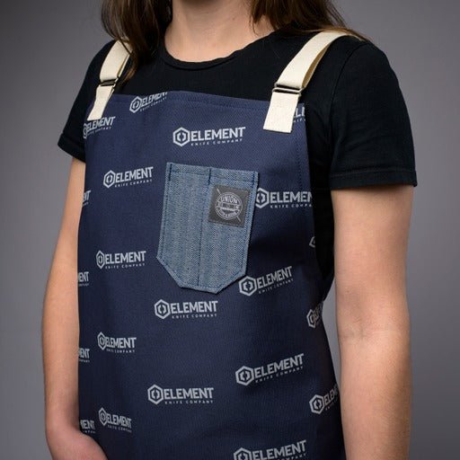 Limited Edition - Element Apron + Cross - Back Union Stitch and Design - Element Knife Company