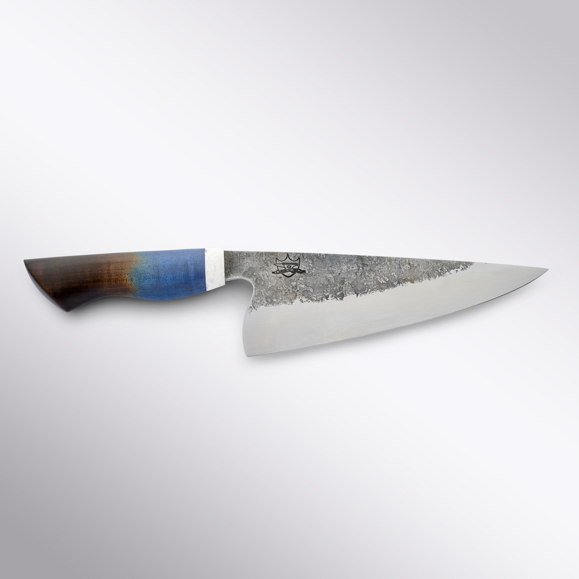 Meola 1084 - Carbon 210mm Chef Knife Metalwork By Meola - Element Knife Company