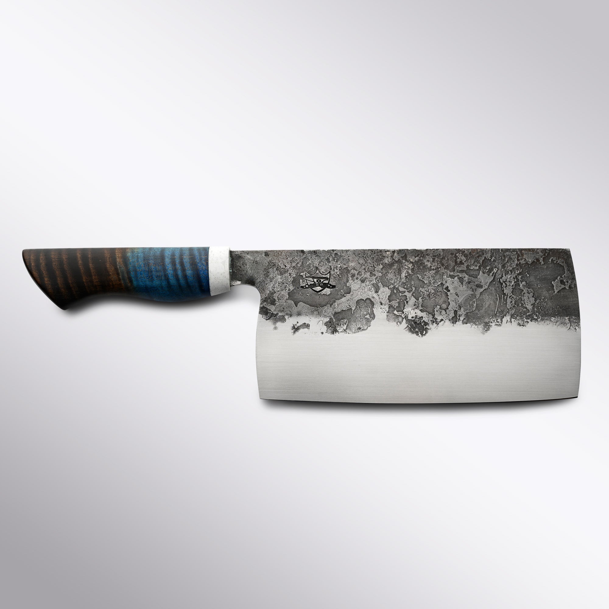 Meola 1084 Carbon 7.75 Inch Chinese Chef Knife Metalwork By Meola - Element Knife Company