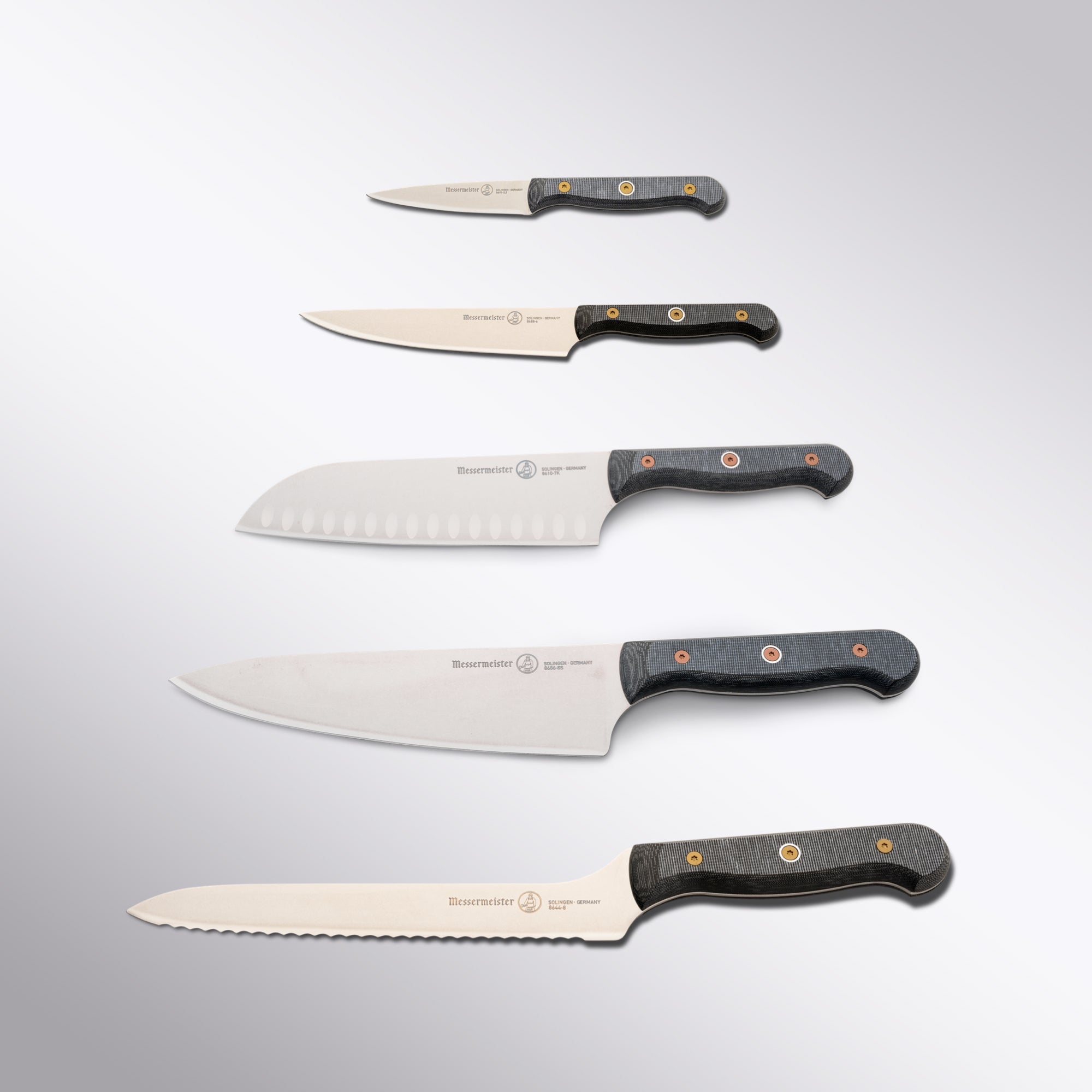Messermeister 1.4116 Custom Elite EKC Select 5 Piece Set Messermeister - Element Knife Company